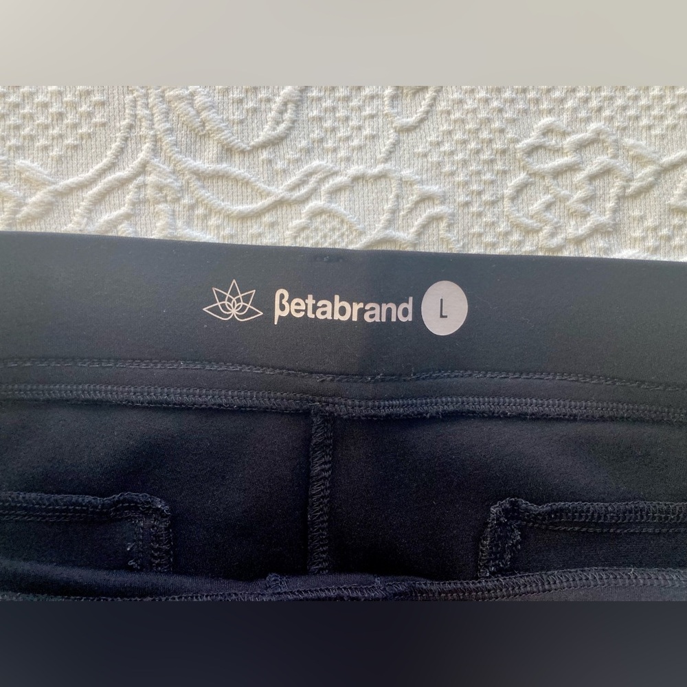 Betabrand Ladies Black Pants Size L - Picture 5 of 7